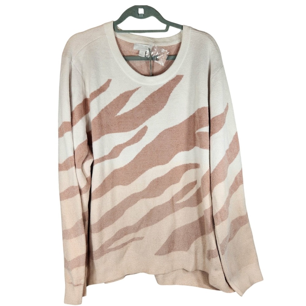 Barefoot‎ Dreams Pullover Rose Mist Ocean Reef CozyChic Ultra Lite Womens 3X